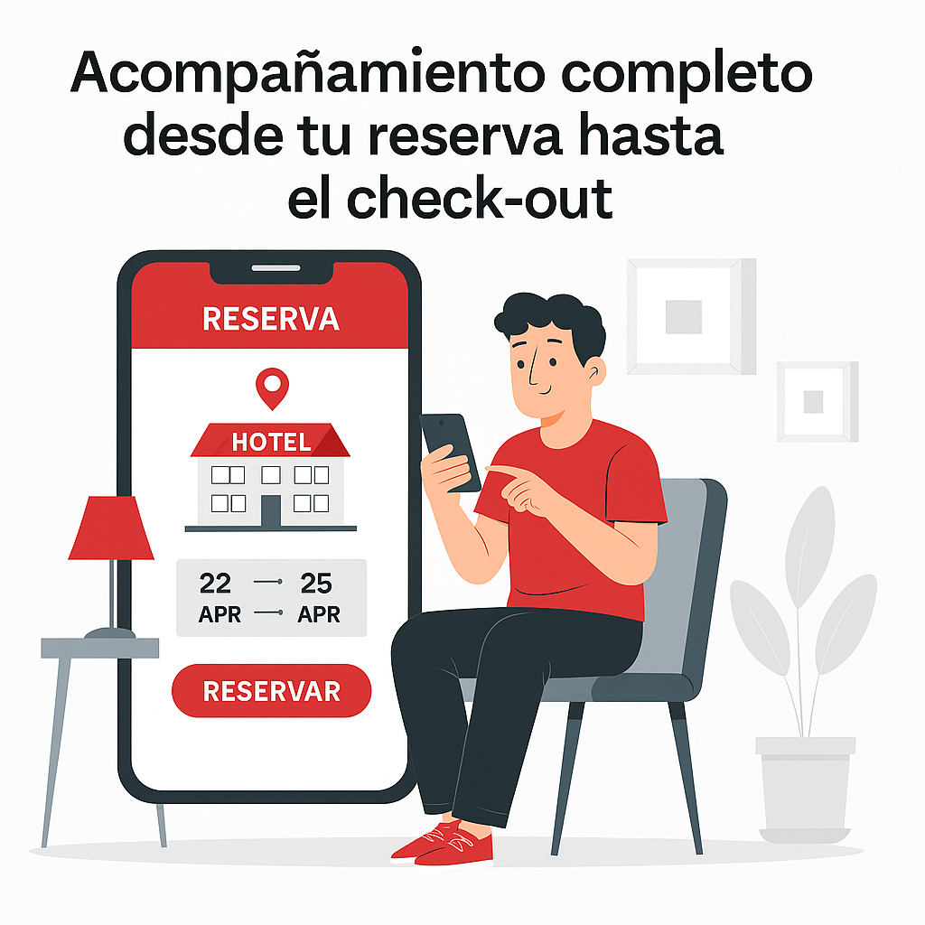 Acompañamiento completo durante tu estadía